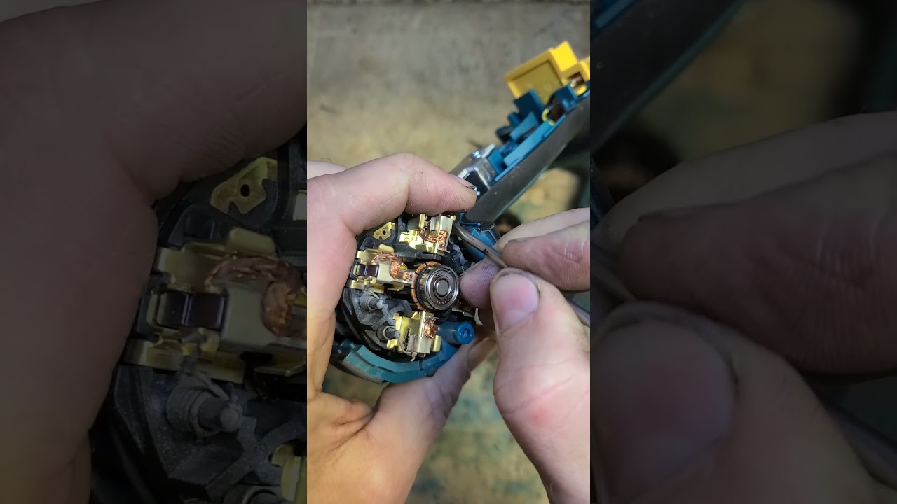 Broken Makita impact driver. Gear broken on armature. #tool #makita #fix #repair #workshop #asmr