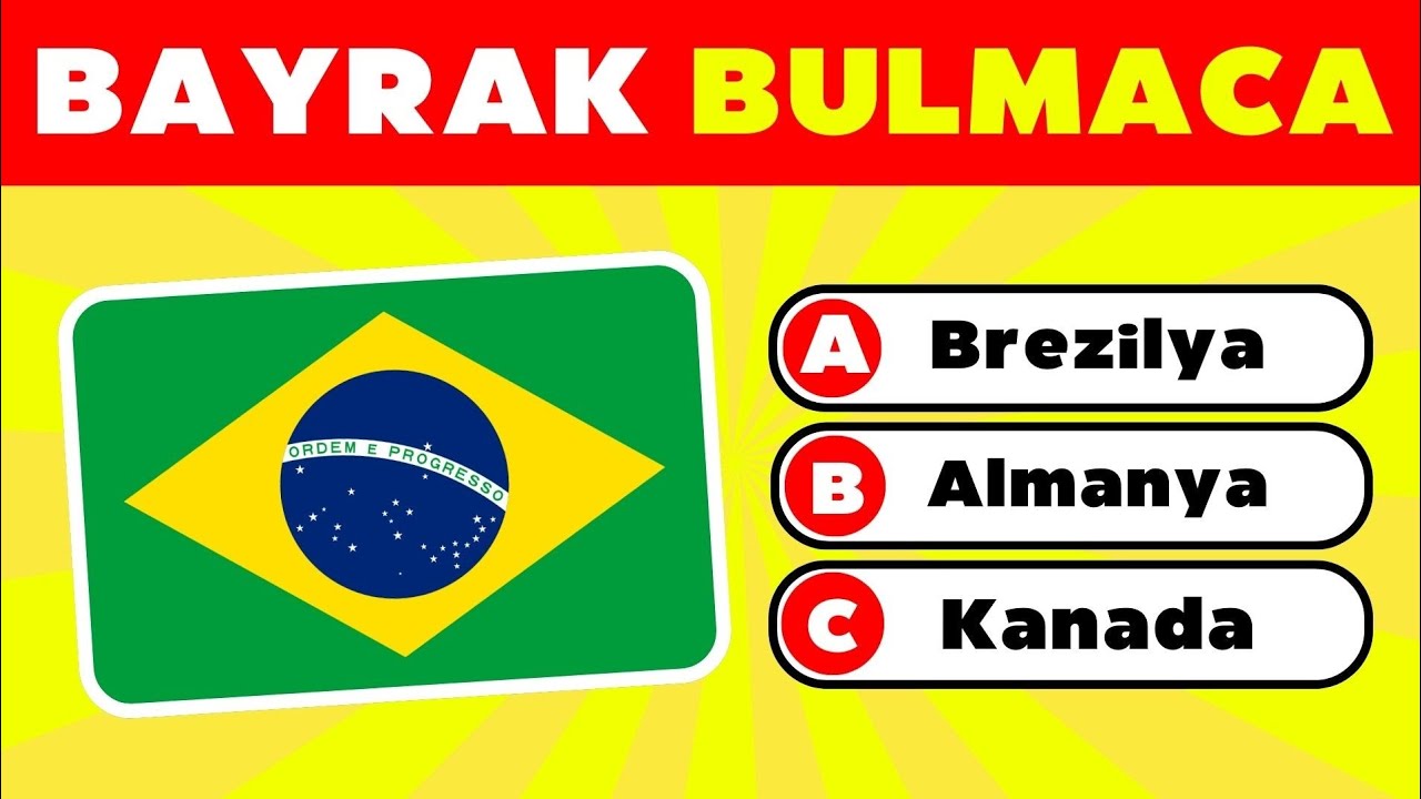 Bayrak Bulmaca- Bu Bayrak Hangi Ülkenin? Zor Sorular 🚩💯