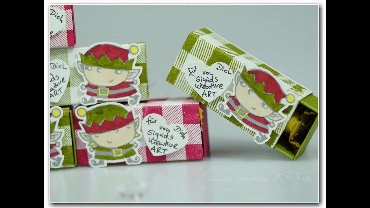 Kreative Auszeit mit Sigrid - Mini Schubladenbox mit Elf