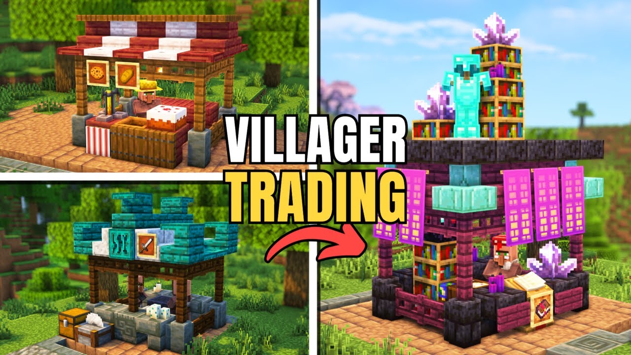 Minecraft | 5 Market Stall Ideas