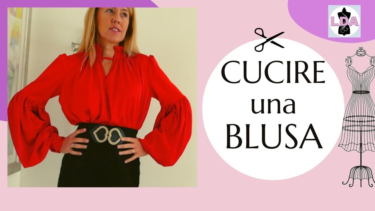 Cucire una blusa con le maniche a sbuffo