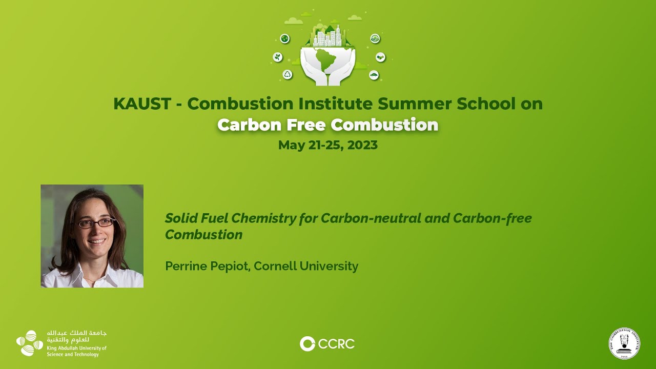 Perrine Pepiot: Solid fuel chemistry for carbon-neutral and carbon-free combustion
