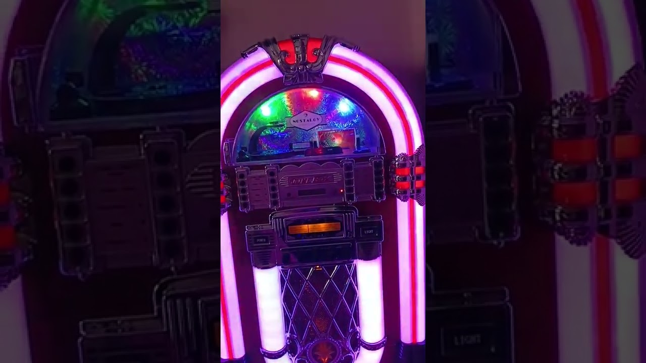 jukebox Auna Graceland XXL con bluetooth, CD, radio y puerto USB con lector de tarjetas