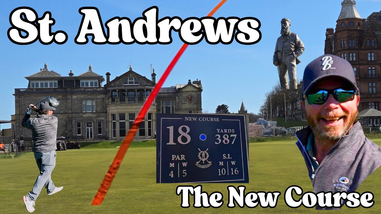 St. Andrews, The New Course - Walking the Home of Golf! #golf #golfswing #golfer