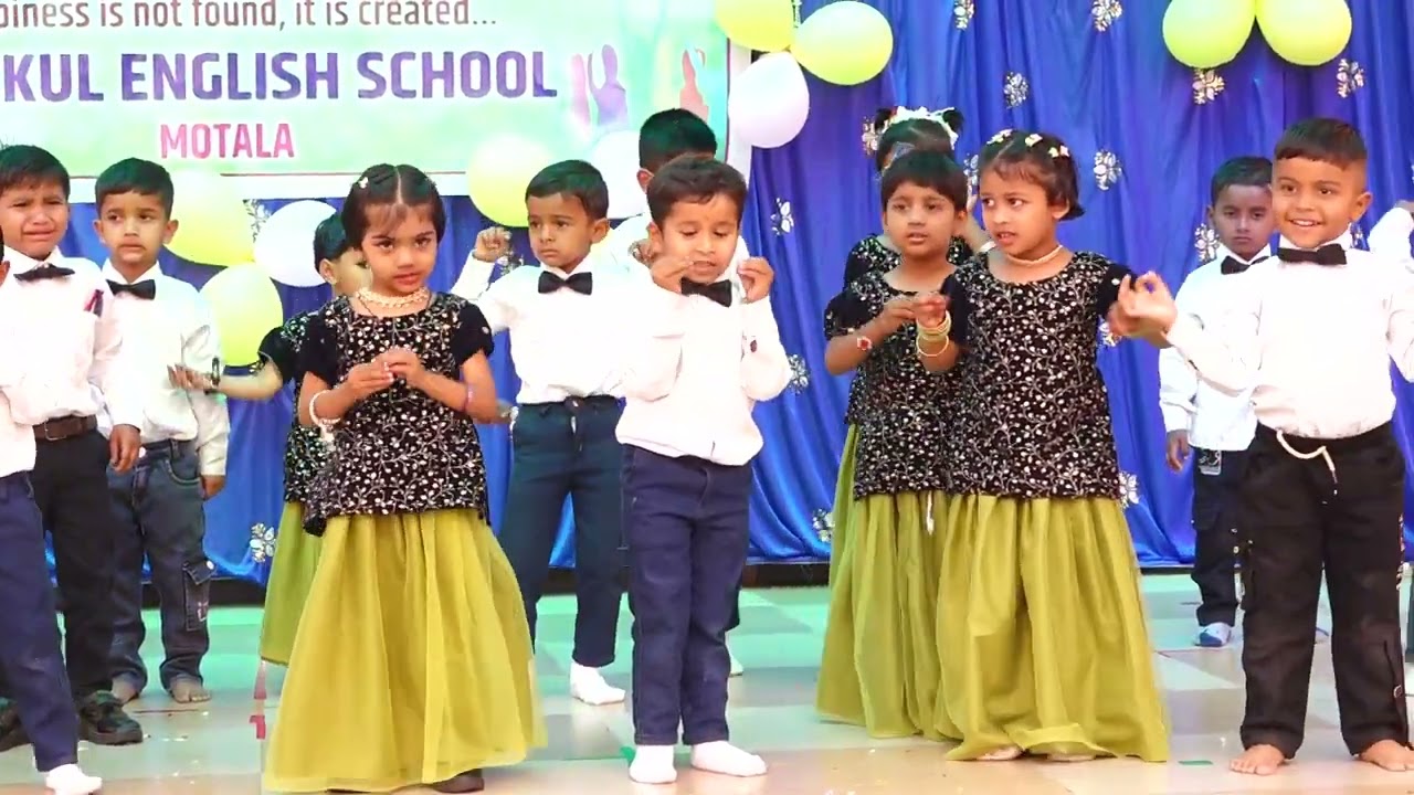 Nursery A , Annual Day 2025-26 Dance Performance Gurukul English School