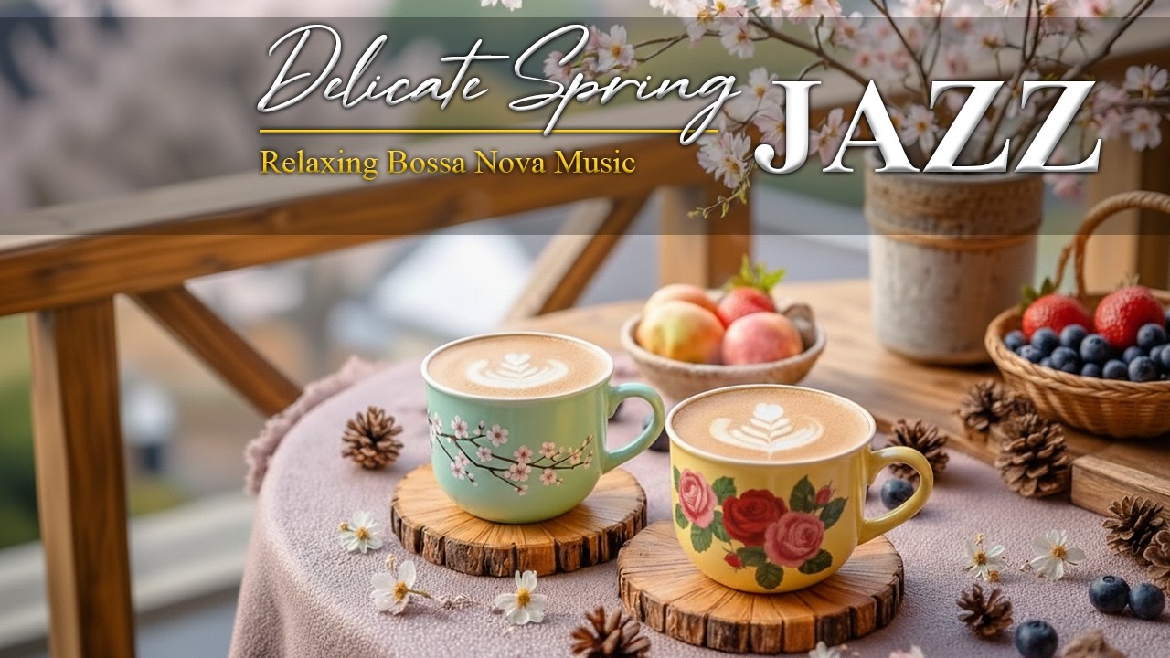 Good Mood Coffee Jazz ☕ Bossa Nova Instrumental & Café Balcony Ambience for Relax & Inspiration