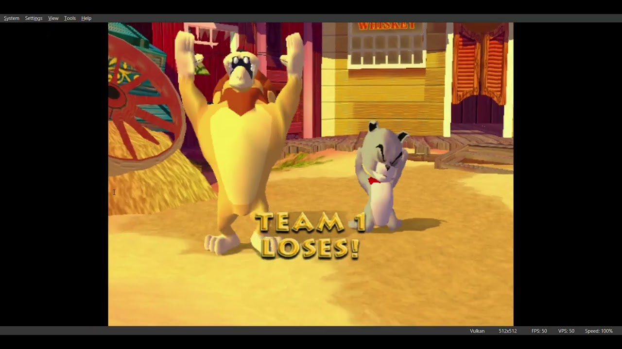 Tom & Jerry's War of the Whiskers Tyke and Lion vs Tyke and Lion