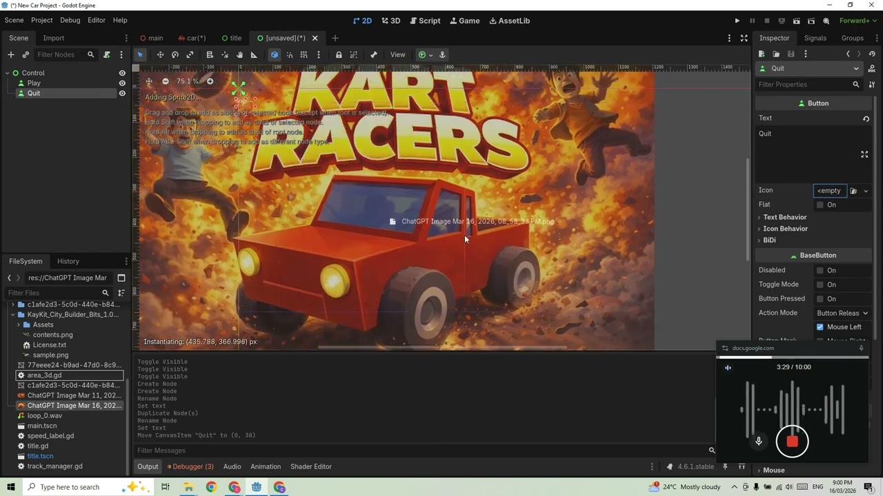 Adding a Title Screen