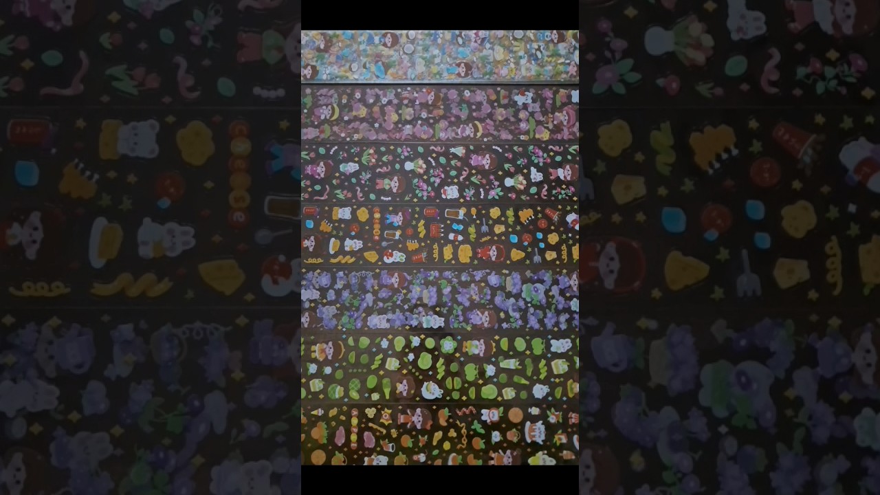 Unboxing new stickers!| #shortsfeed #shorts #unboxing #sticker #cute