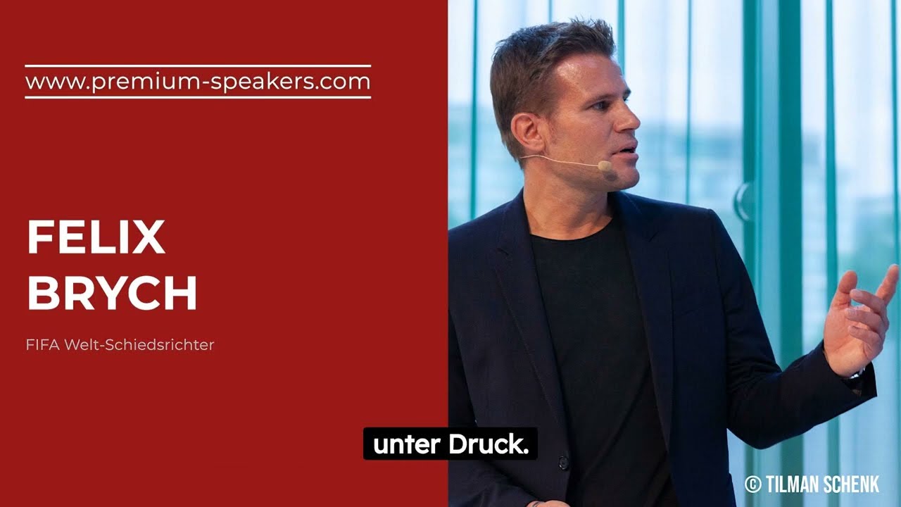 Felix Brych bei Premium Speakers f&uuml;r Vortrag buchen - Redner-Agentur Premium Speakers