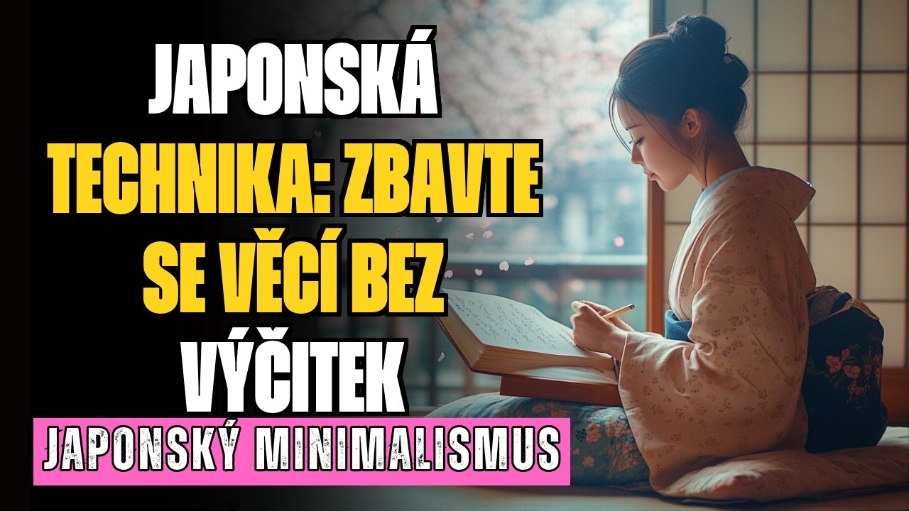 JAPONSKÝ MINIMALISMUS: TECHNIKA, JAK DAROVAT 50 % VĚCÍ BEZ POCITU VINY
