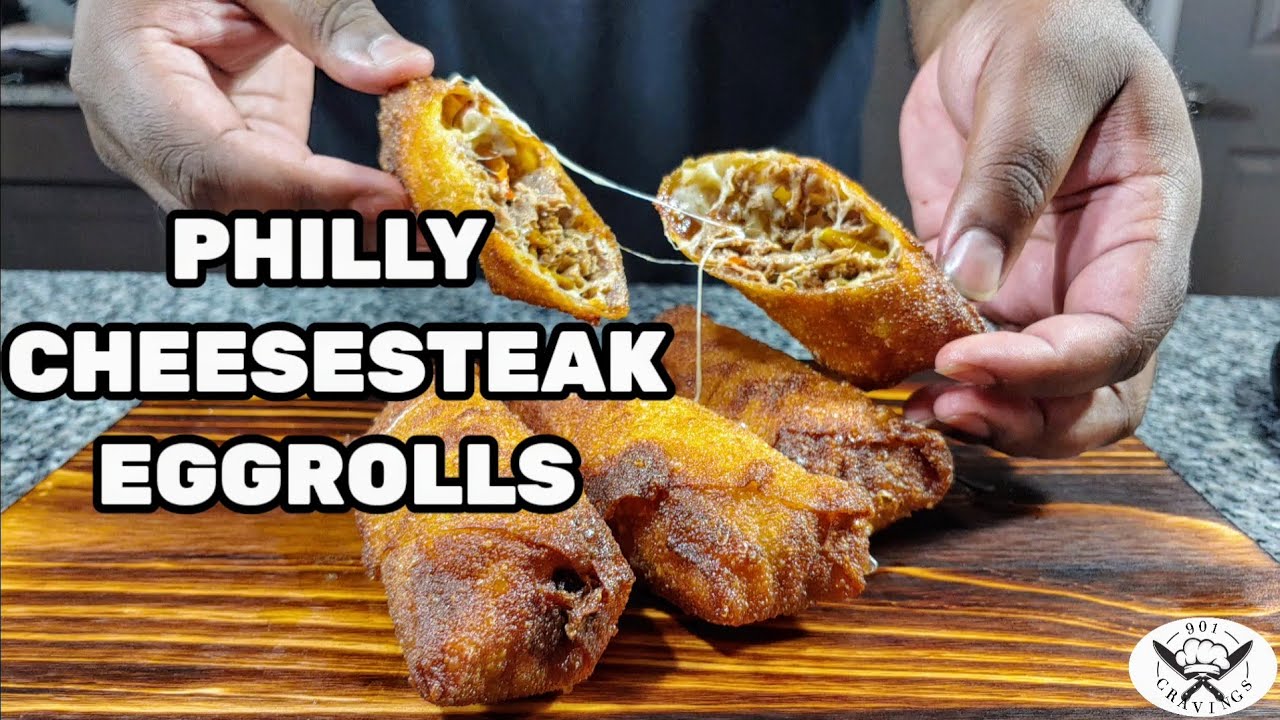 PHILLY CHEESE STEAK EGGROLLS DONE RIGHT!