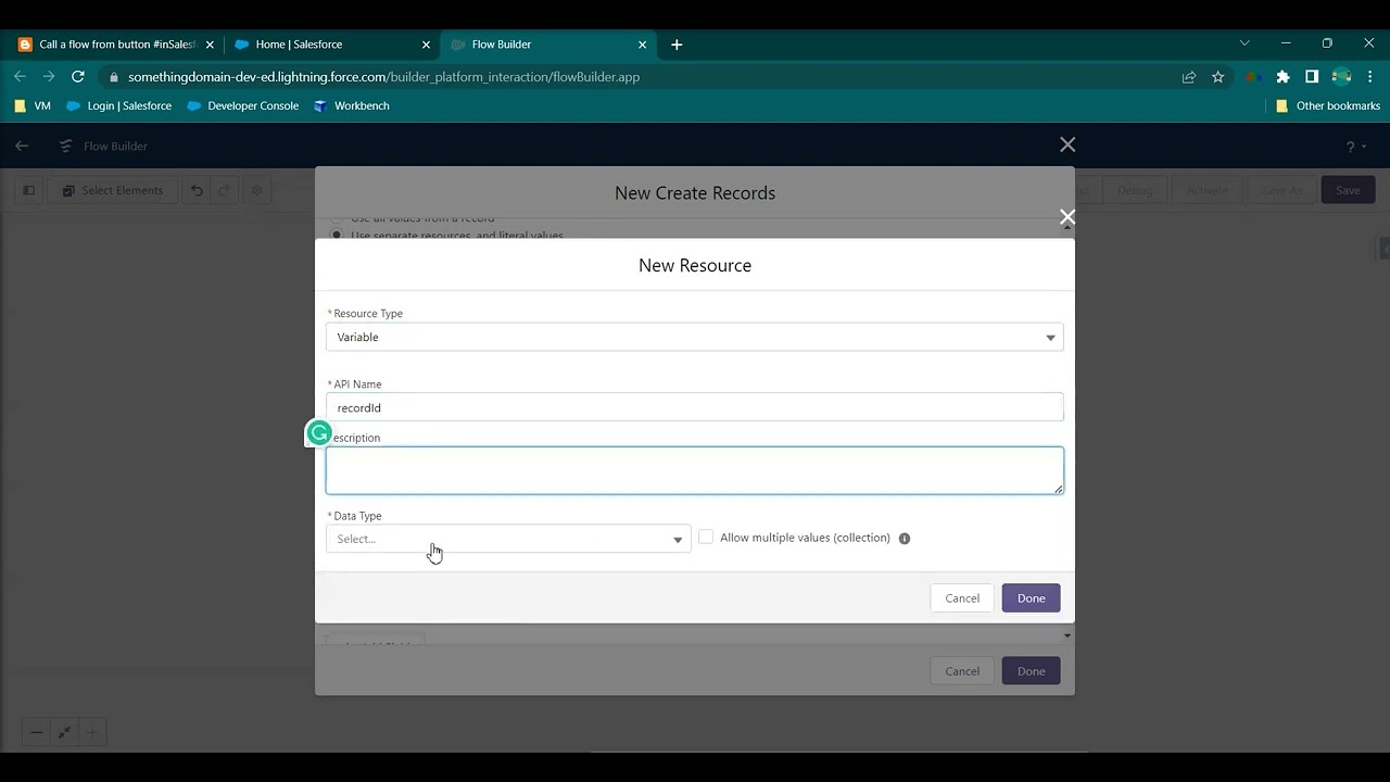 Call a screen flow from button #inSalesforce