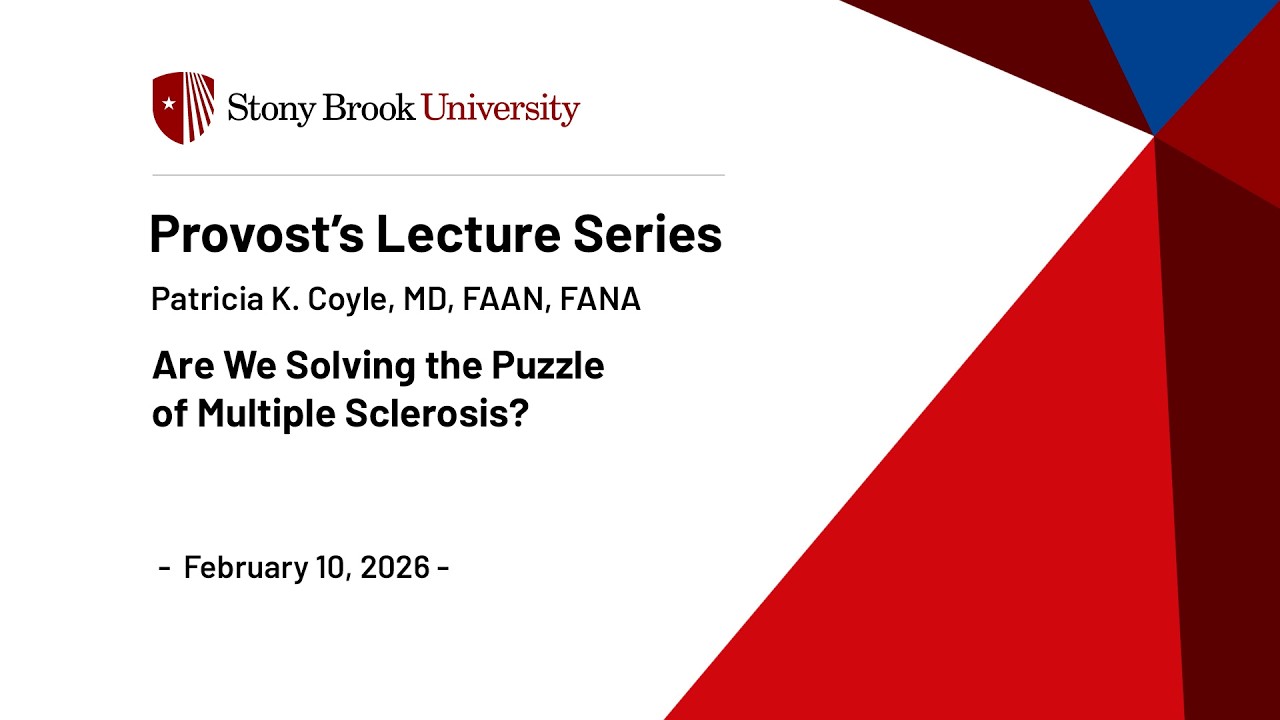Stony Brook Provost's Lecture Series, Dr. Patricia Coyle, SUNY Distinguished Professor
