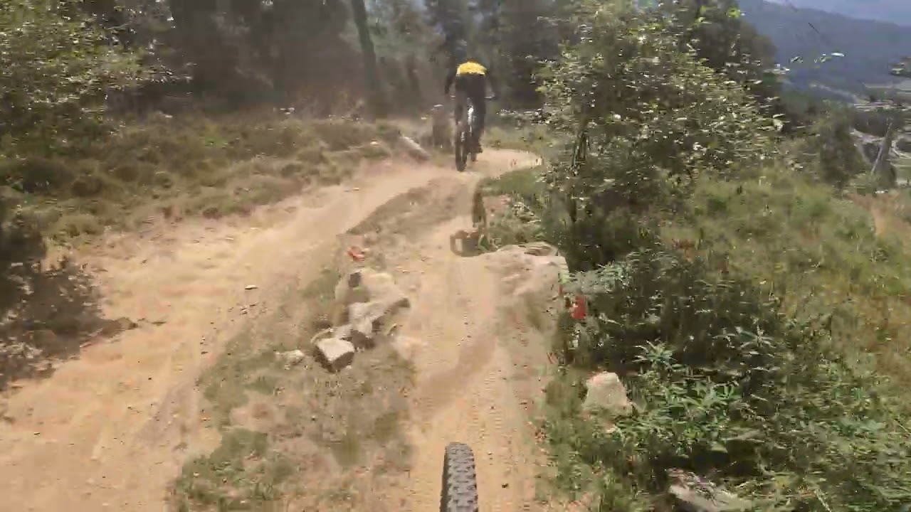 Following Elia Rognoni _ Red Line _ Bellwald Bike Park