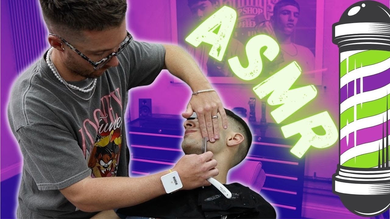 💈Ultra Relaxing💈 Full Routine 🔥 Hot Towel Shave 🪒 In London Barbershop🇬🇧
