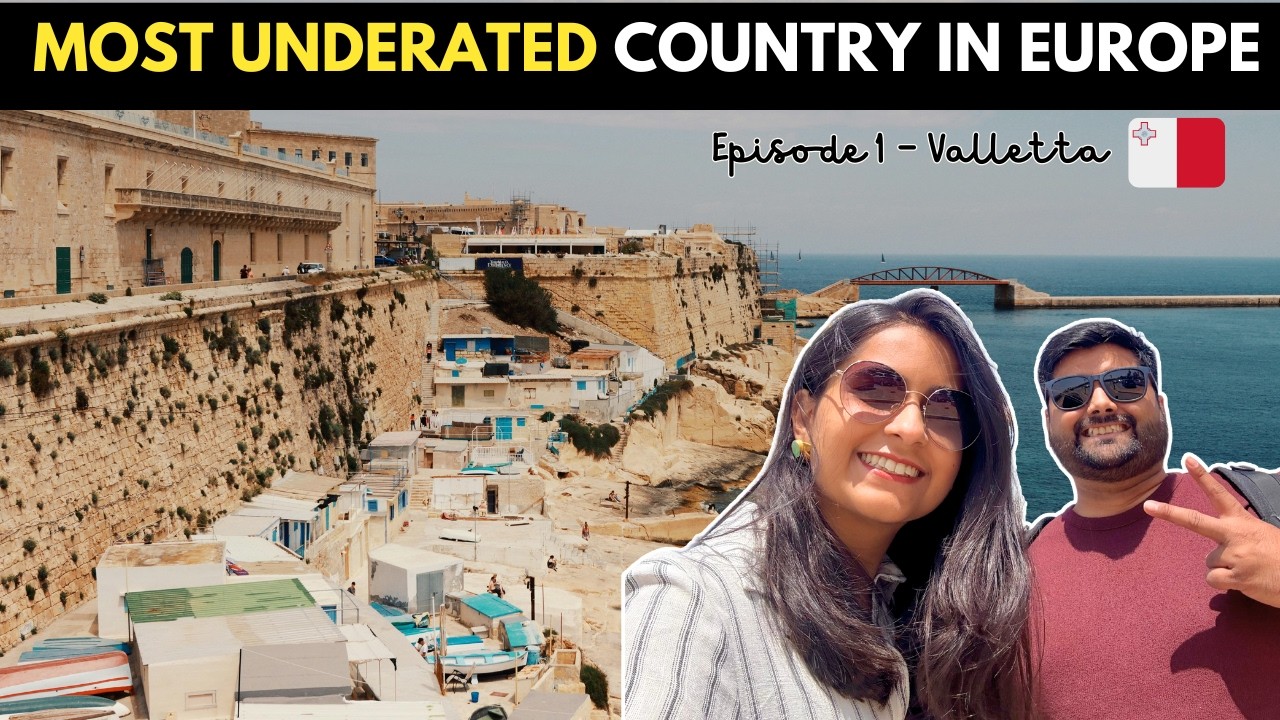 Malta Budget Travel Guide 🇲🇹 | Hidden Gems of Valletta | Hindi Vlog for First-Time Visitors