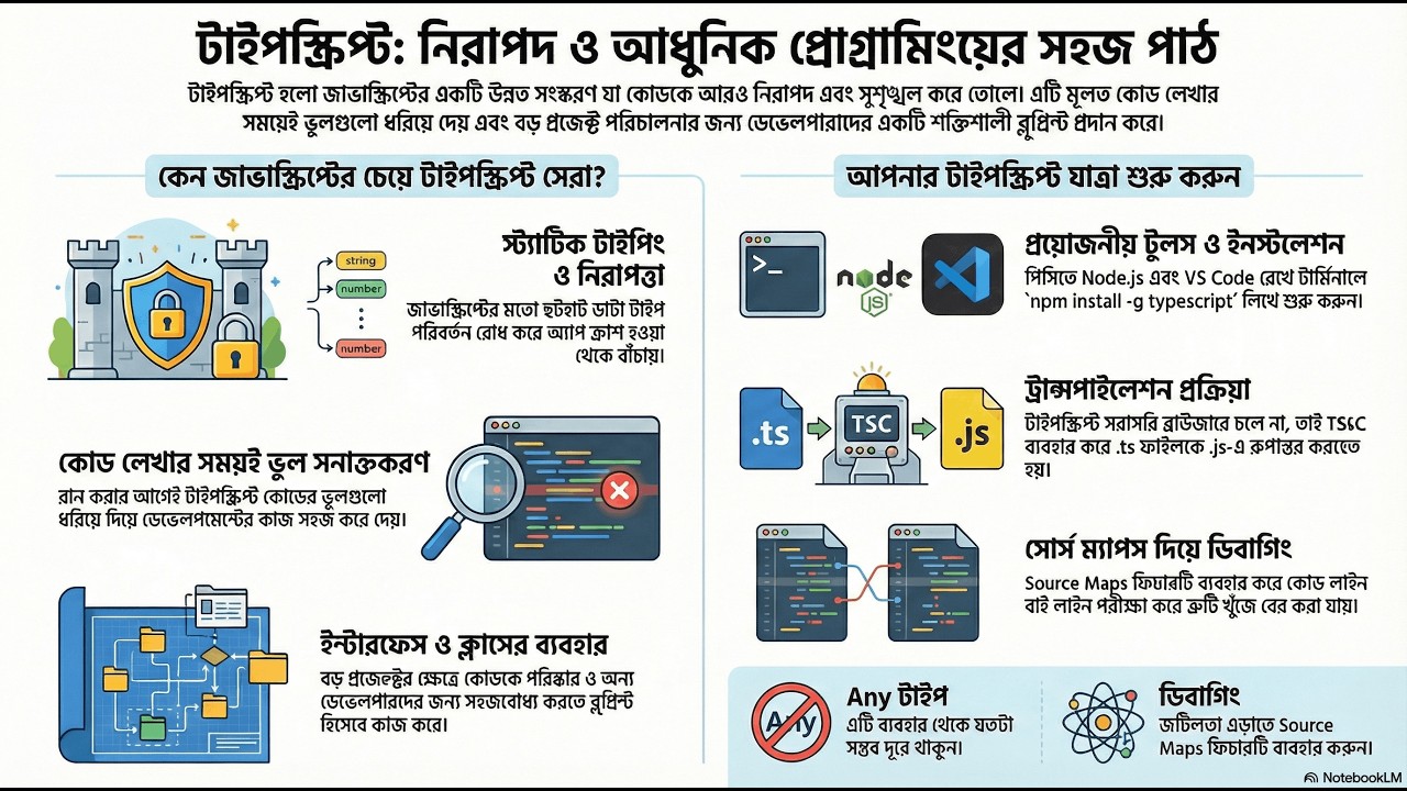 TypeScript Explained in Bangla | Safe Programming Guide