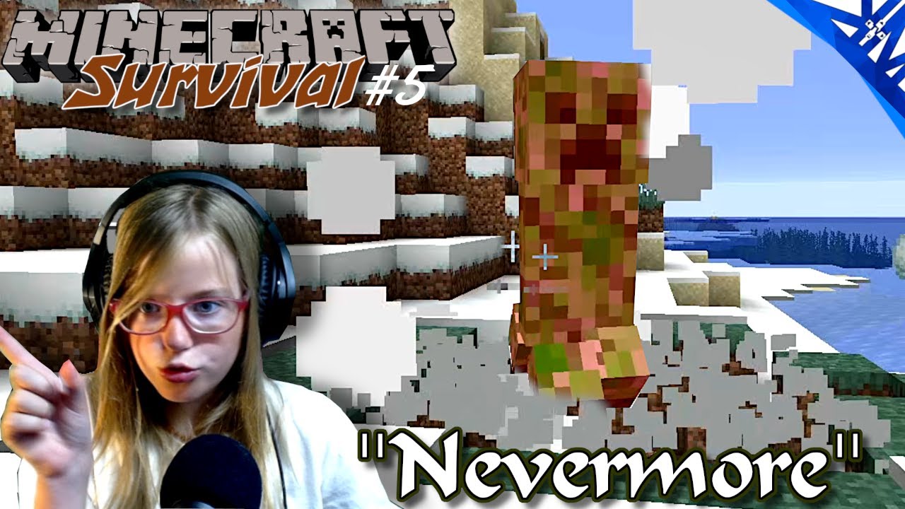 Creeper Nevermore and Deeper into Cave Mine for Sweet Sweet Iron | Minecraft Survival #5