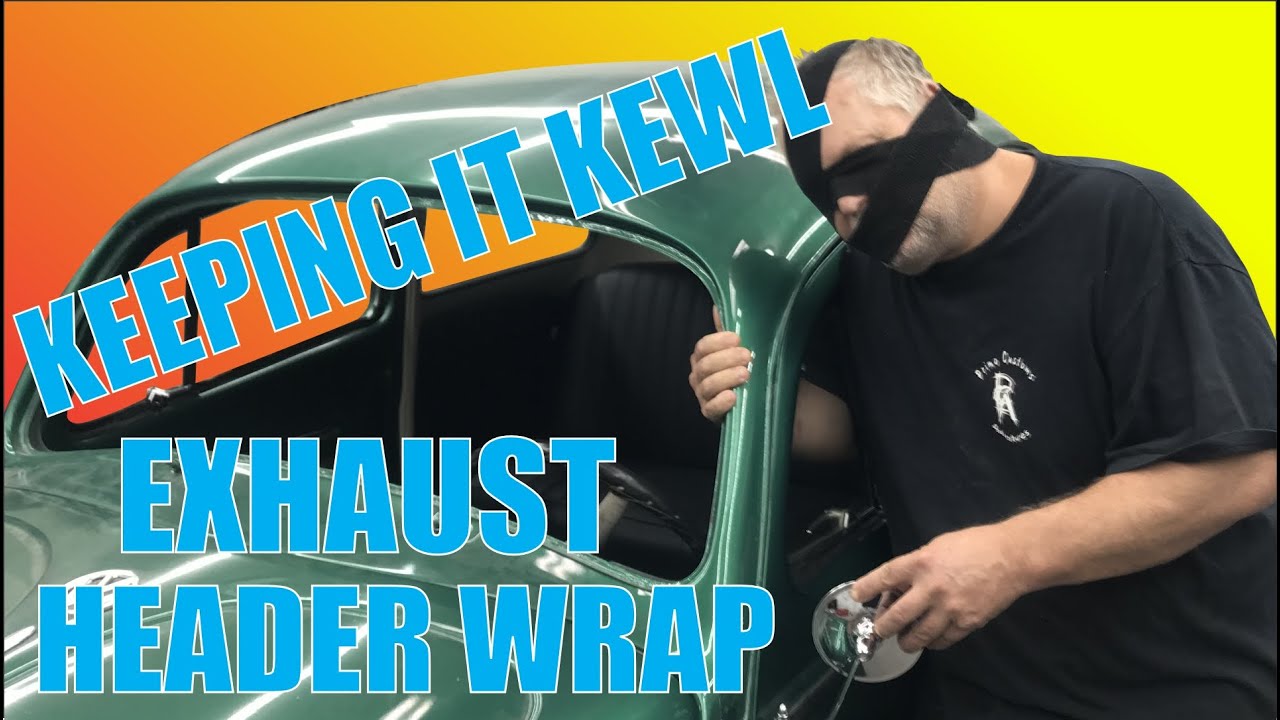 Wrapping Headers on a VW Bug | DIY Exhaust Wrap Install