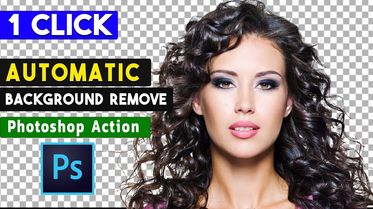 Действия Photoshop по автоматическому удалению фона в 1 клик