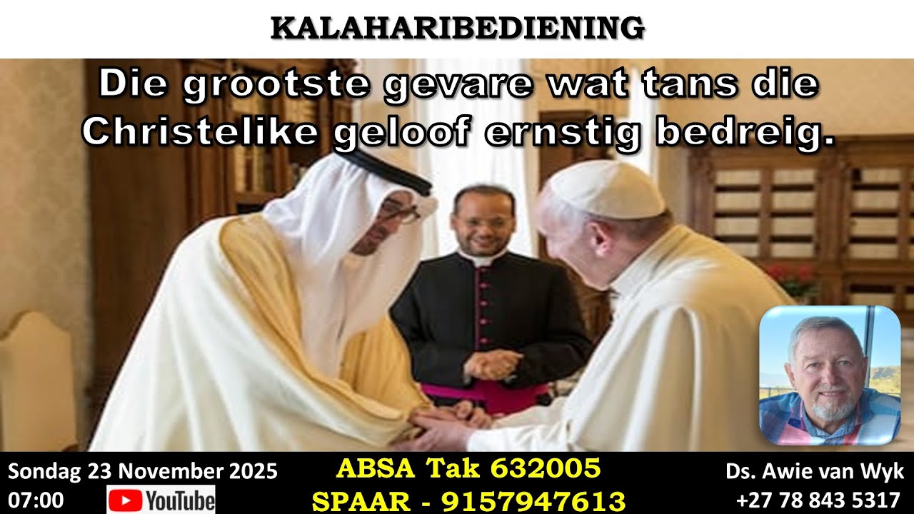 Die grootste gevare wat tans die Christelike geloof ernstig bedreig