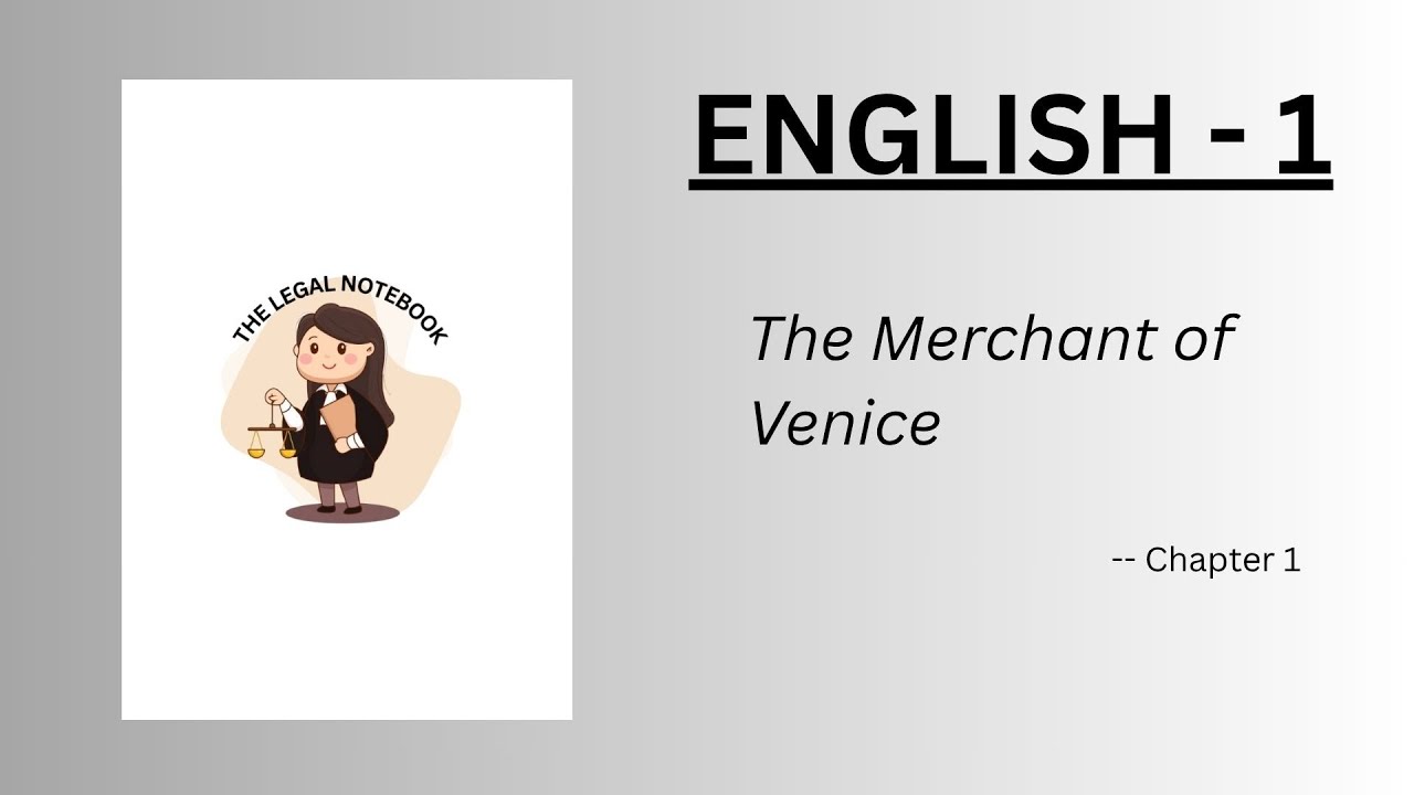 ENGLISH   1 | Module - 1 | The Merchant of Venice