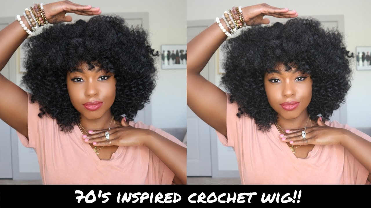70's INSPIRED CROCHET WIG || STEP BY STEP || FLUFFY WAND CURL