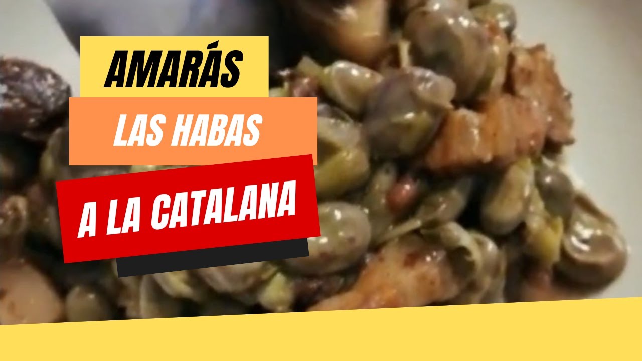 Habas a la Catalana ESPECTACULARES👌 Receta Súper Fácil