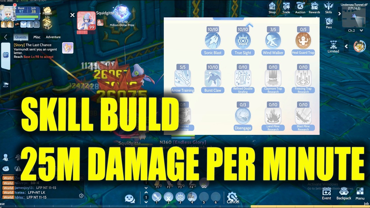 SNIPER SKILL BUILD FOR 25M DMG PER MINUTE - ROOC
