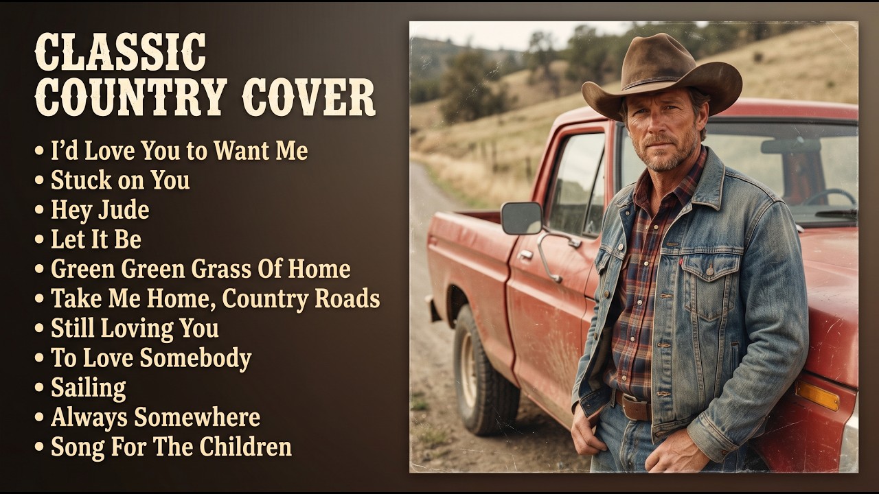 Classic Country Covers 🤠 | Green, Green Grass of Home, Let It Be - Best 70s 80s 90 Country Playlist