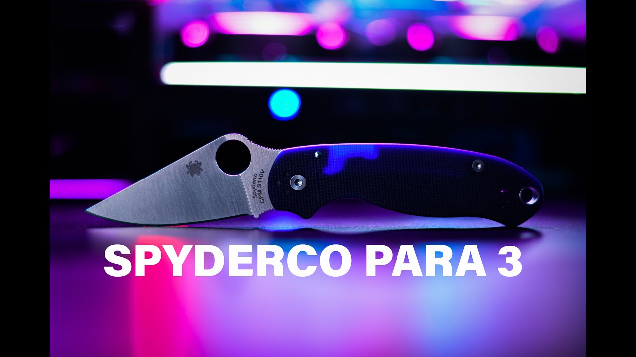 НОЖ НАВСЕГДА?! | Spyderco Para 3 S110V