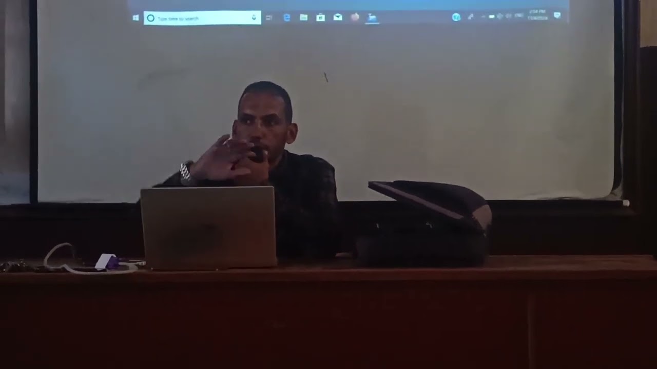ورشة عمل للاستاذ محمد عوض عن استخدام برنامج hypack  في اعداد رفع مساحي بحري