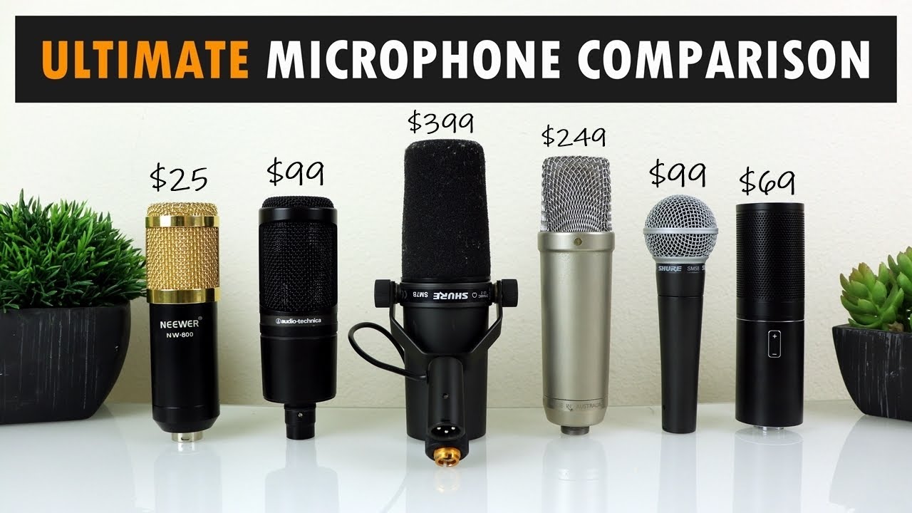 BEST MICROPHONES FOR SINGING 2020 | Microphones For YouTube, Gaming & Podcasting | Mic Comparison