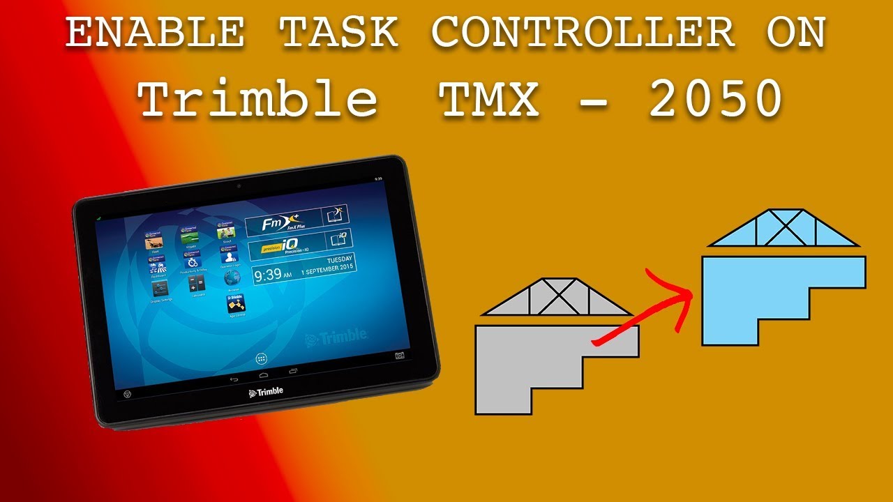 Enable Task controller Section control (TC - SC) on  Trimble TMX - 2050