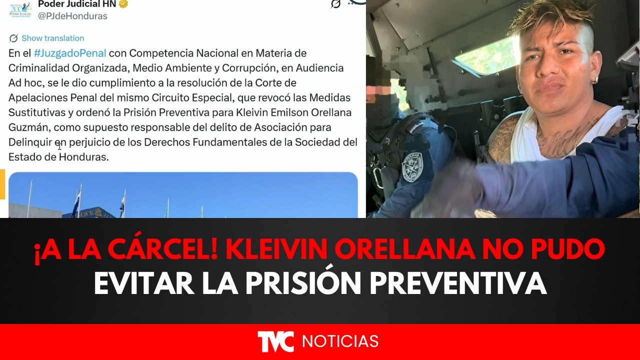 ¡A LA CÁRCEL! Kleivin Orellana no pudo evitar la prisión preventiva