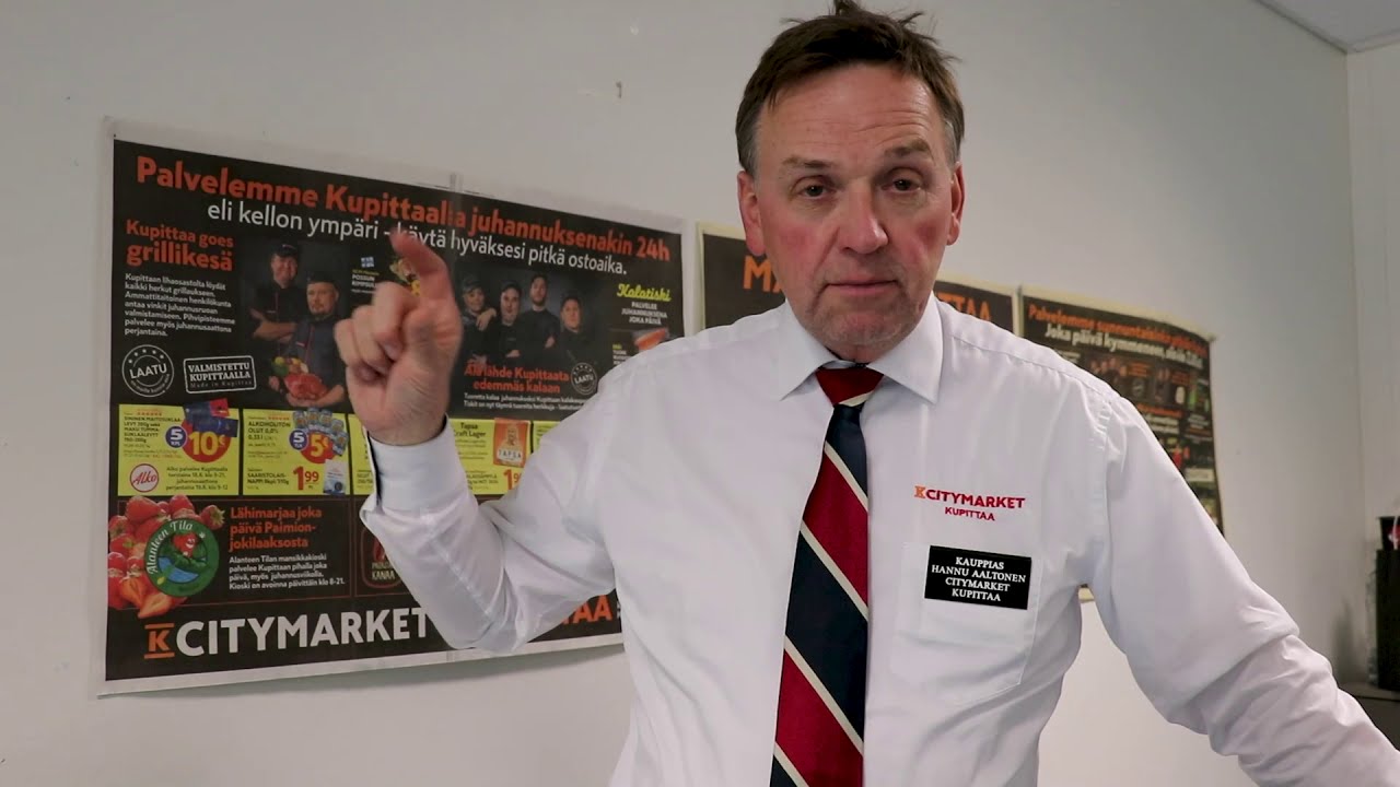 CM-kauppias Hannu Aaltonen yritt&auml;j&auml;n&auml;