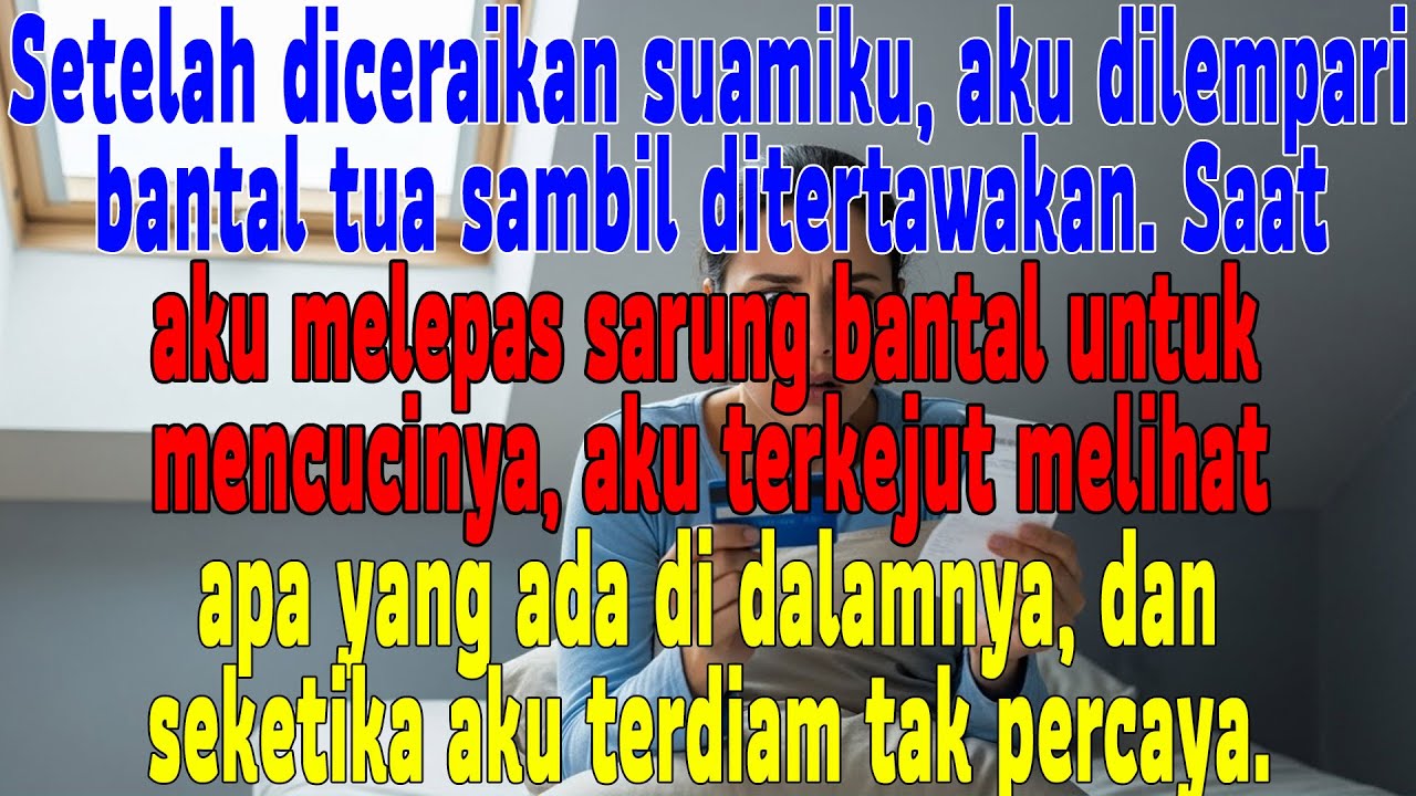 Suami Hina Aku 'Barang Rendahan' & Lemparkan Bantal Usang. Dia Tak Tahu Itu Mengubah Hidupku