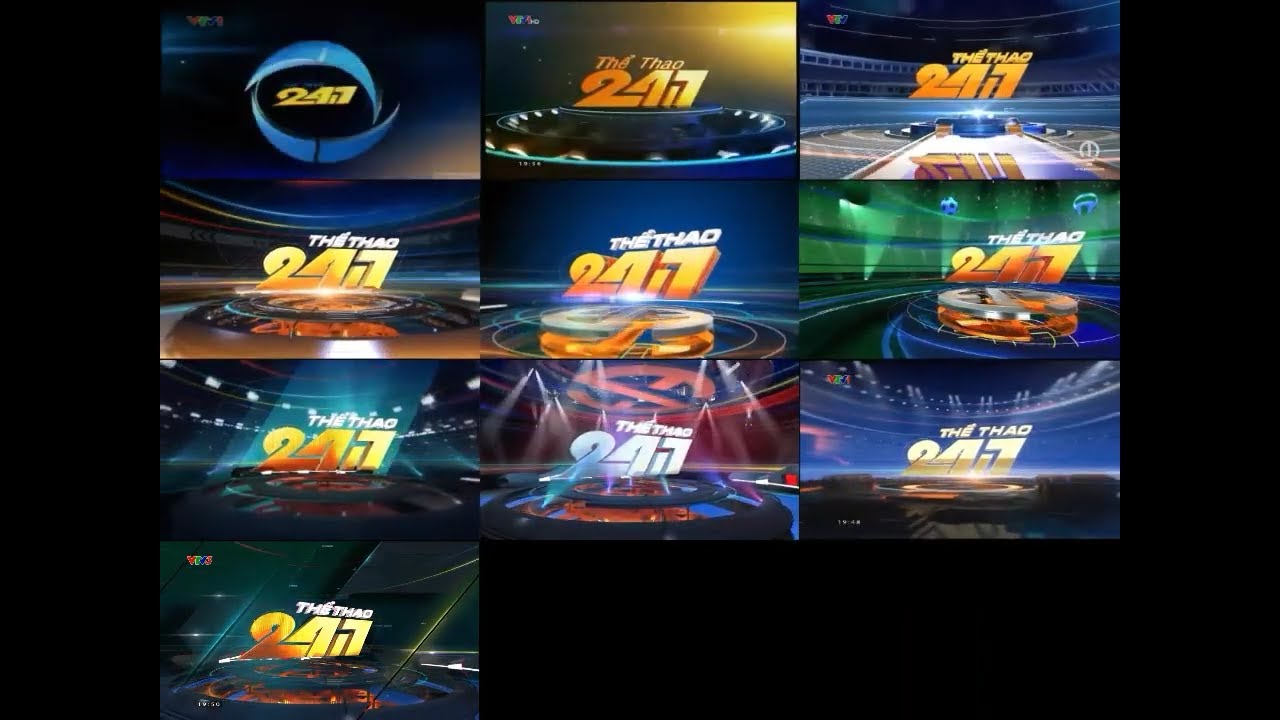 G&TN - Hình hiệu Thể thao 24/7 (VTV1/VTV3) 1.7.2009 - 31.12.2024 | Đồng hồ cũ