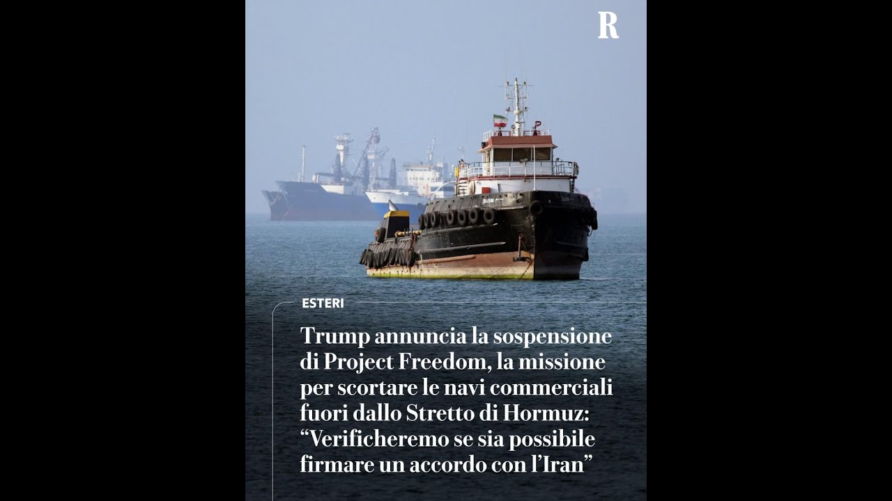 Trump annuncia la sospensione di Project Freedom a Hormuz