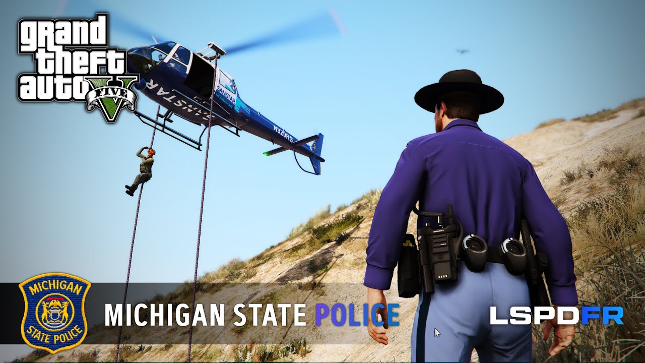 Troopers Ambushed in the Scrapyard - Michigan State Police -GTA5 LSPDFR[No Commentary] [155]