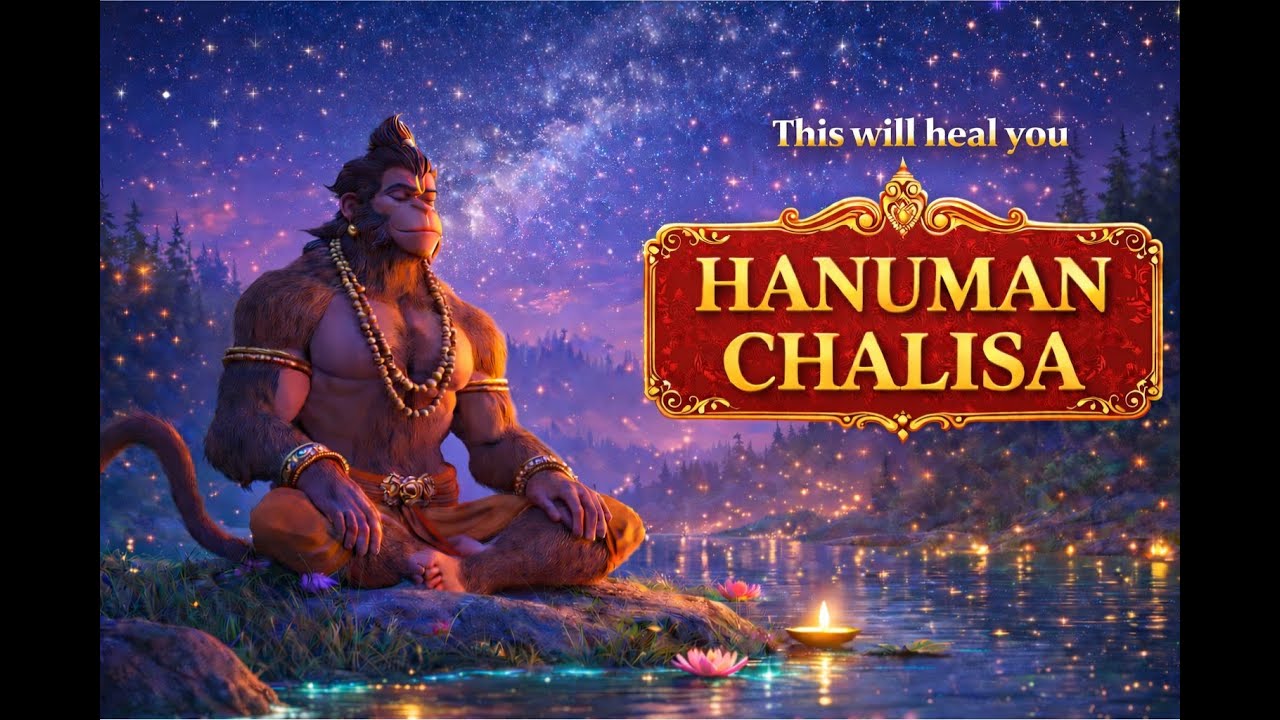This Hanuman Chalisa Will Definitely HEAL You | श्री हनुमान चालीसा | Hanuman Chalisa For Meditation
