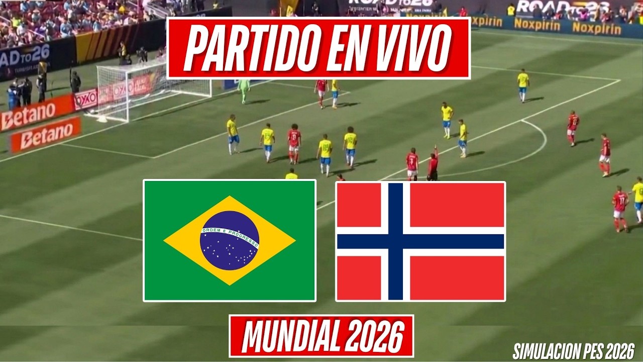 ✅ Brasil vs Noruega EN VIVO - Mundial 2026