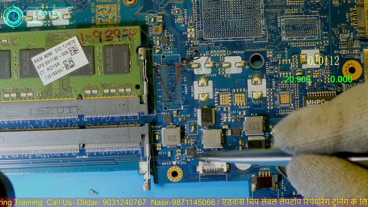 Hp 15 La c701 Laptop not triggering Concept | Chiplevel Laptop Repair Training Course