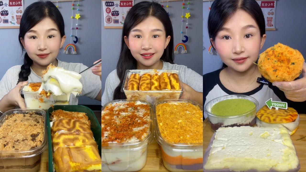 Asmr Challenge Cake 🍰🎂 Dessert 🎂 Chocolate 🍫 Tiramisu cheesecakes #tiramisu #cake #asmr #dessert 