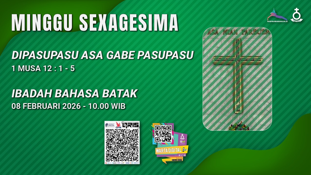IBADAH BAHASA BATAK 10.00 - 08 FEBRUARI 2026