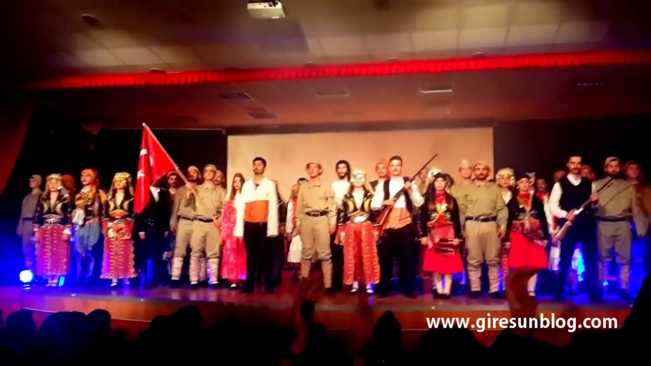 Giresun Üniversitesi 18 Mart Çanakkale Zaferi'nin Tiyatral Danslı Anlatımı - 2015