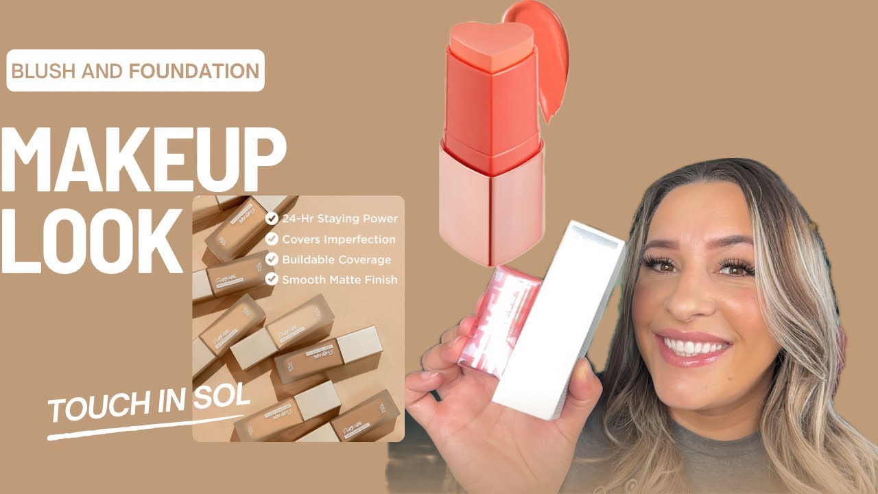 Touch in Sol Pretty Filter Perfect Finish Matte Foundation and Heart Best Blush Stick
