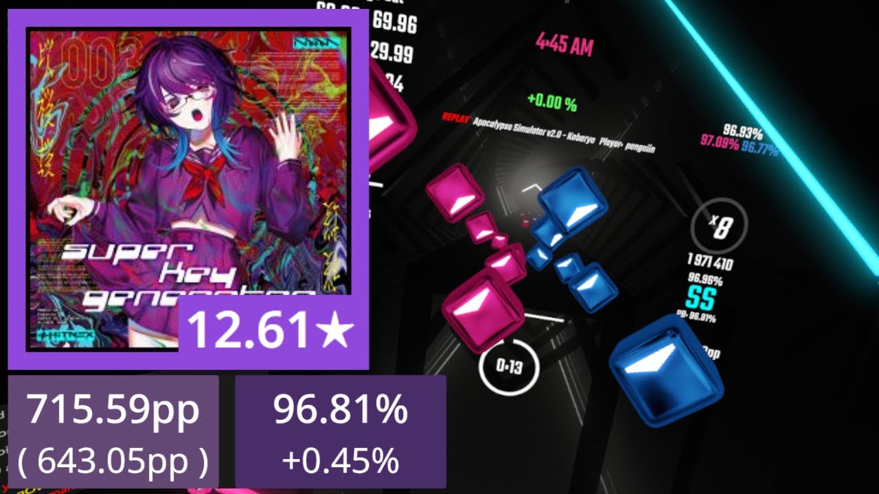 700pp on a map with 444BPM streams.......