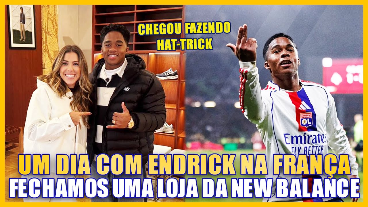 24 HORAS COM ENDRICK NA FRANÇA! FECHAMOS UMA LOJA DA NEW BALANCE
